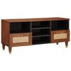vidaXL TV-skap med skuff Brun 100 x 33,5 x 46 cm Massiv mango tre