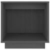 vidaXL Nattbord 2 stk grå 40x30x40 heltre furu