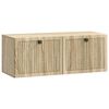 vidaXL Vegghengt TV skap Sonoma eik 78,5 x 31 x 30 cm Konstruert tre