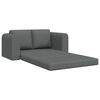 vidaXL Sammenleggbar Sofa seng M&oslash;rkegr&aring; 148 x 71 x 83 cm stoff