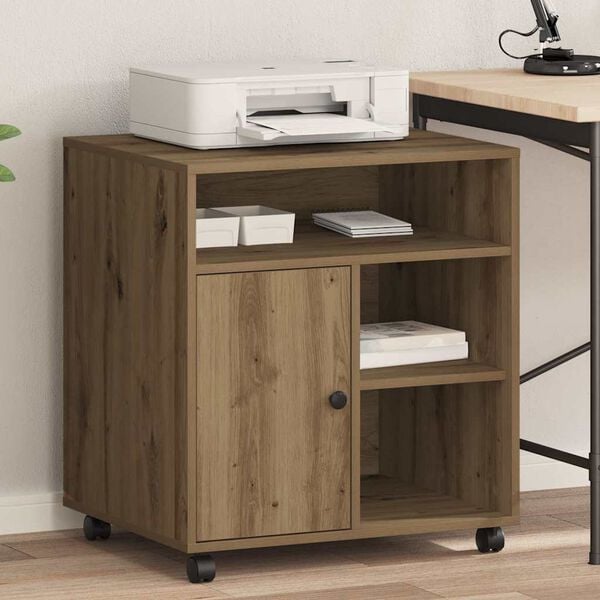 vidaXL Skiverstativ artisan eik 60 x 50 x 67 cm Konstruert tre