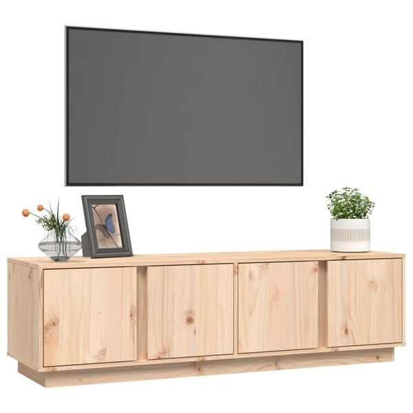 vidaXL TV-benk 140x40x40 cm heltre furu