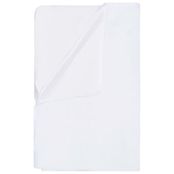 vidaXL Madrassbeskyttere vanntett 2 stk bomull 180x200 cm hvit