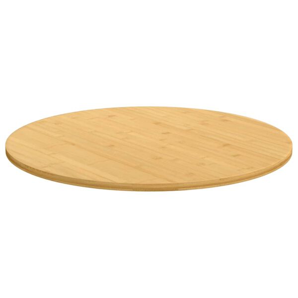 vidaXL Bordplate Ø70x1,5 cm bambus