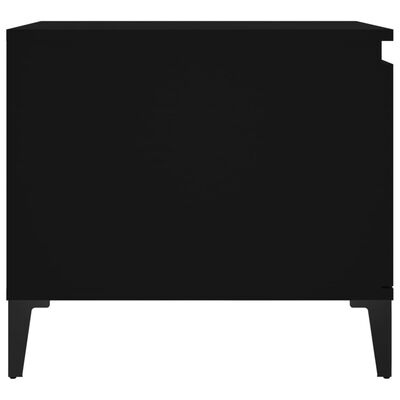 vidaXL Salongbord svart 100x50x45 cm konstruert tre