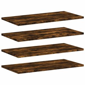 vidaXL Vegghyller 4 stk r&oslash;kt eik 60x30x1,5 cm konstruert tre