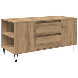 vidaXL Kaffebord Artisan Eik 102 x 44,5 x 50 cm Konstruert tre