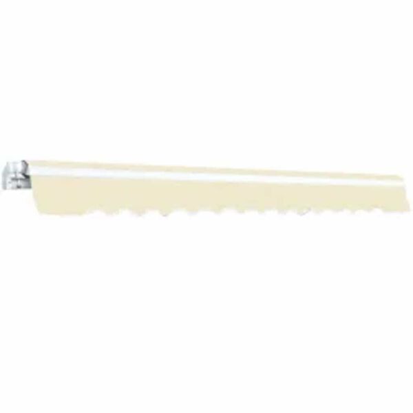 vidaXL Foldbar markise manuell 600 cm kremhvit