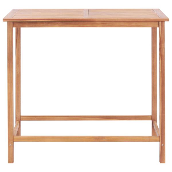 vidaXL Utendørs barbord 120x65x110 cm heltre teak