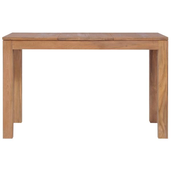 vidaXL Spisebord heltre teak med naturlig etterbehandling 120x60x76 cm