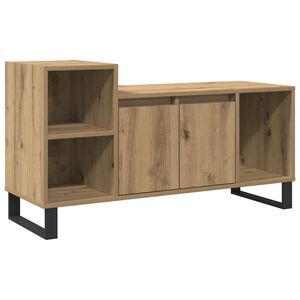 vidaXL TV-benk artisan eik 100x35x55 cm konstruert tre