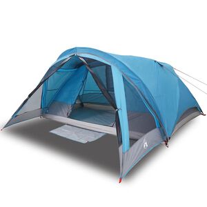 vidaXL Campingtelt 4 personer bl&aring; vanntett