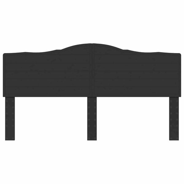 vidaXL Hodegavl Svart Eik 200 cm Konstruert tre