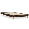 vidaXL Sengeramme uten madrass r&oslash;kt eik 90x190 cm konstruert tre