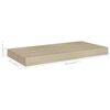 vidaXL Flytende vegghylle eik 50x23x3,8 cm MDF