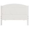 vidaXL Sengeramme uten madrass hvit 90x200 cm heltre furu