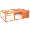 vidaXL Hagedyrebur 150x100x50 cm heltre gran