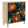 vidaXL Serviesskap LOCHEM Sonoma 69 x 33 x 75 cm Konstruert tre