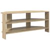 vidaXL Hj&oslash;rneTV-skap 102x40,5x45cm Sonoma eik Konstruert tre