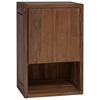 vidaXL Baderomsside skap Naturlig 45 x 30 x 70 cm Massivt Teaktre
