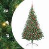 vidaXL Kunstig Forh&aring;ndsopplyst Juletre med 300 LED gr&oslash;nn 180 cm PVC
