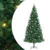 vidaXL Kunstig juletre med 300 LED gr&oslash;nn 300 cm PVC og Metall og Plast