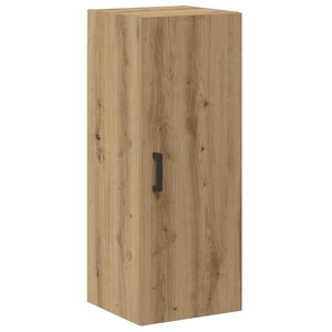 vidaXL Veggskap artisan eik 34,5x34x90 cm konstruert tre