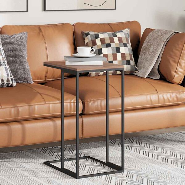 vidaXL Sidebord svart 40x30x59 cm konstruert tre