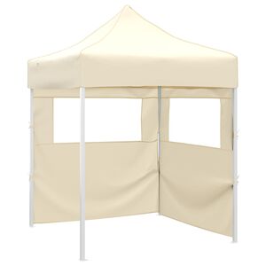 vidaXL Partytelt 200 x 200 x 315 cm Krem Oxford Stoff