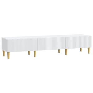 vidaXL TV-skap med skuff Hvit 147 x 34,5 x 30 cm Konstruert tre