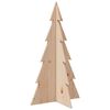vidaXL Juletre av tre til pynt 80 cm heltre furu