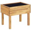 vidaXL Hevet plantekasse 50x40x45 cm heltre akasie