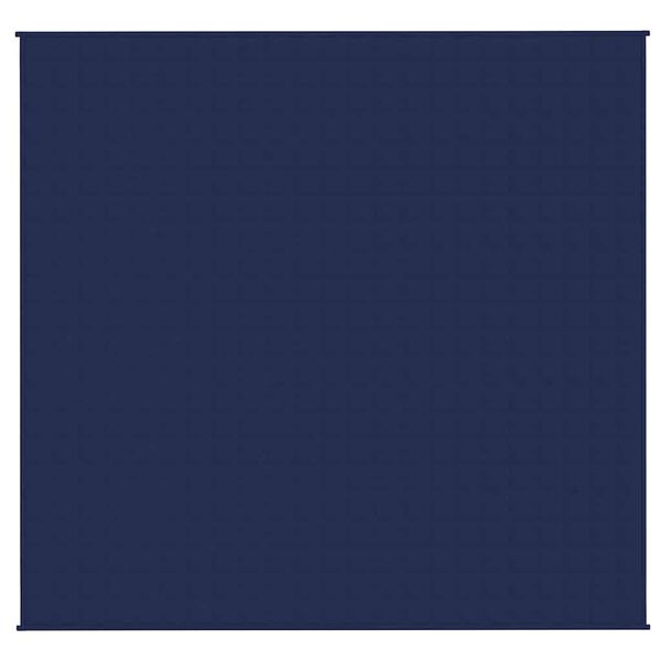 vidaXL Vektdyne blå 220x235 cm 15 kg stoff