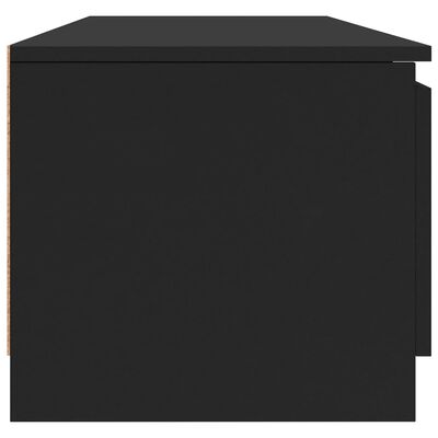 vidaXL TV-benk svart 140x40x35,5 cm sponplate