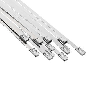vidaXL Kabeltau 12 stk. 4,6 x 800 mm S&oslash;lv