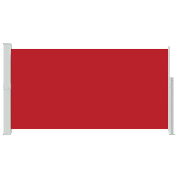 vidaXL Uttrekkbar sidemarkise 170x300 cm r&oslash;d