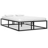 vidaXL Sengeramme svart metall 120x200 cm