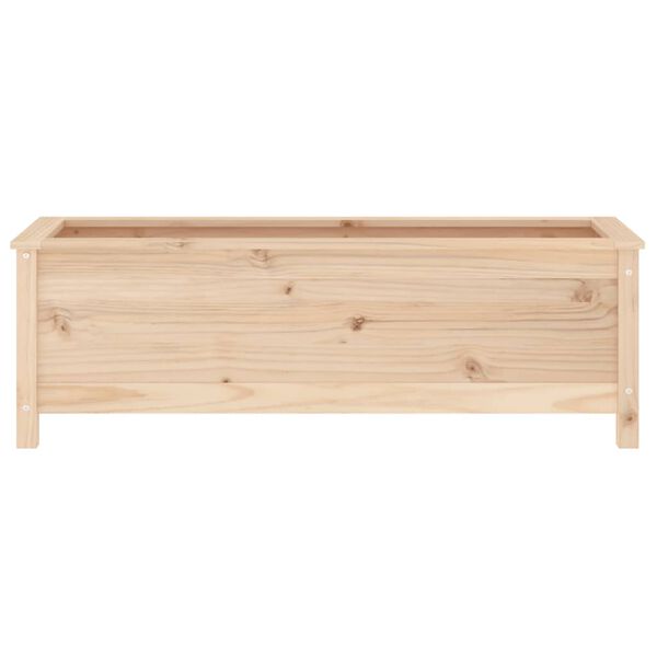 vidaXL H&oslash;ybed for hage 119,5x40x39 cm heltre furu