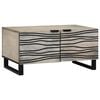 vidaXL Kaffebord Hvit 80 x 50 x 40 cm Konstruert tre