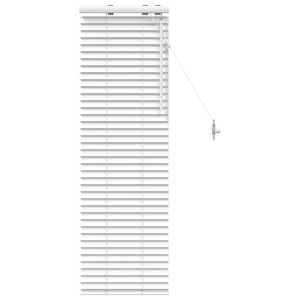 vidaXL Venetiansk persienne Hvit 50 x 130 cm 35 mm