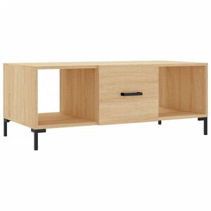 vidaXL Salongbord sonoma eik 102x50x40 cm konstruert tre