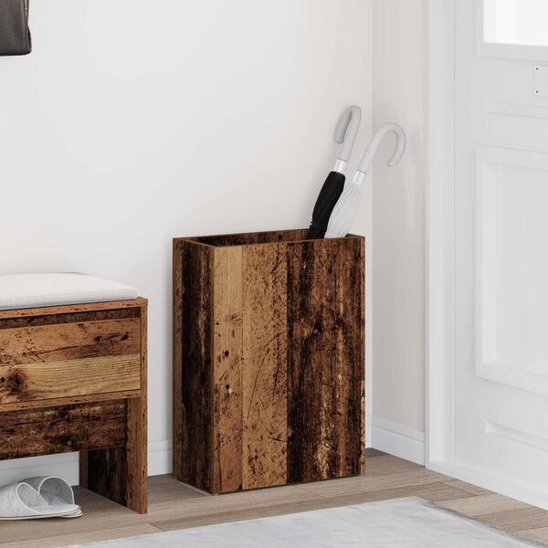 vidaXL Parasollstativ Gammelt tre 40 x 20 x 55,5 cm Konstruert tre