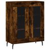 vidaXL Highboard r&oslash;kt eik 69,5x34x180 cm konstruert tre
