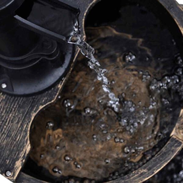 vidaXL Fontene med br&oslash;nnpumpedesign