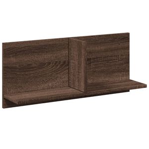 vidaXL Veggskap 70x16,5x30 cm brun eik konstruert tre
