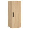 vidaXL Highboard sonoma eik 34,5x34x180 cm konstruert tre