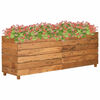 vidaXL H&oslash;ybed 150x40x55 cm resirkulert teak og st&aring;l