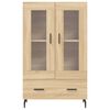 vidaXL Highboard sonoma eik 69,5x31x115 cm konstruert tre