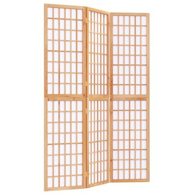 vidaXL Sammenleggbar romdeler 3 paneler japansk stil 120x170 cm