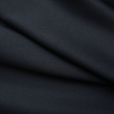 vidaXL Lystette gardiner med kroker 2 stk svart 140x225 cm